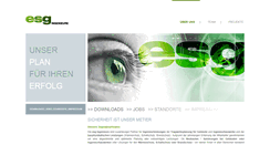 Desktop Screenshot of esg-ingenieure.de
