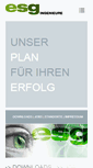 Mobile Screenshot of esg-ingenieure.de